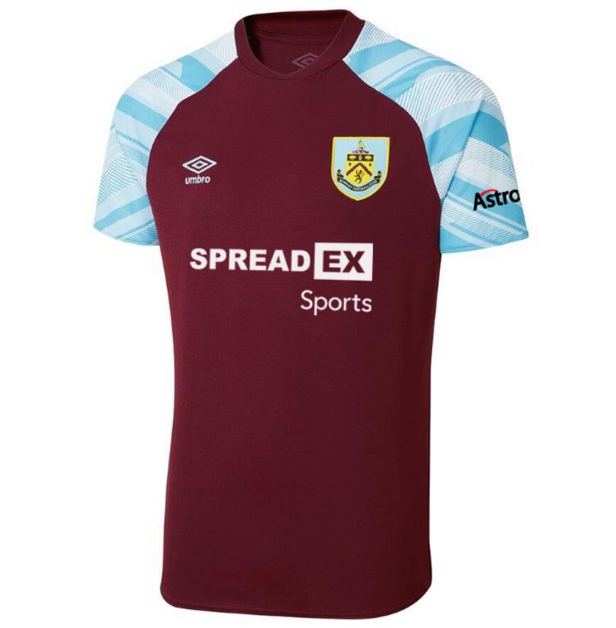 2021/22 Burnley F.C. Home Kit Soccer Jersey